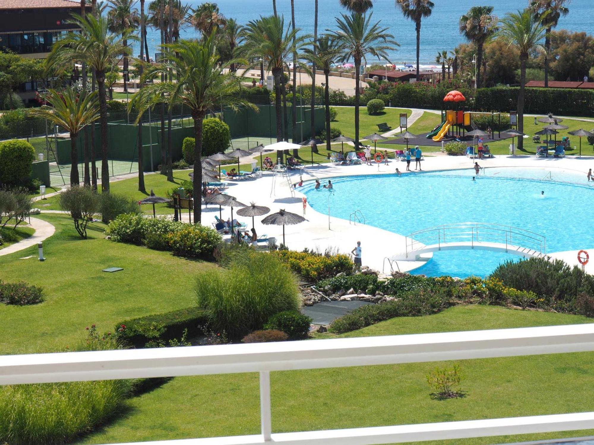 atico en Las Americas Islantilla primera línea de playa Exterior foto